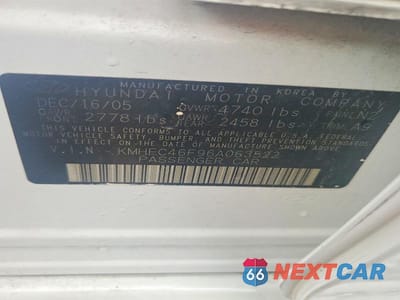 Zdjęcie 12 z 12 samochodu: 2006 HYUNDAI AZERA VIN:KMHFC46F96A063522 - miniatura