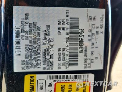 Zdjęcie 13 z 13 samochodu: 2016 FORD FUSION TITANIUM PHEV VIN:3FA6P0SU1GR229566 - miniatura