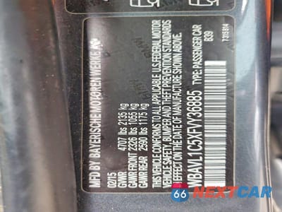 Zdjęcie 14 z 14 samochodu: 2015 BMW X1 XDRIVE28I VIN:WBAVL1C5XFVY36885 - miniatura