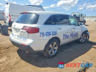 Trzecie zdjęcie samochodu z tyłu: 2011 ACURA MDX TECHNOLOGY VIN:2HNYD2H43BH525346 - miniatura