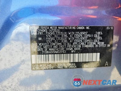 Zdjęcie 13 z 13 samochodu: 2010 TOYOTA RAV4 LIMITED VIN:2T3DK4DV9AW029163 - miniatura