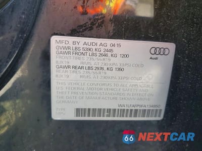 Zdjęcie 13 z 13 samochodu: 2015 AUDI Q5 PREMIUM PLUS VIN:WA1LFAFP9FA134850 - miniatura