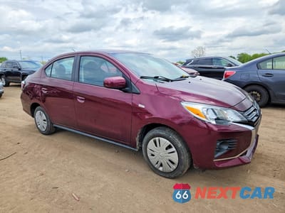 Czwarte zdjęcie samochodu z boku: 2022 MITSUBISHI MIRAGE G4 ES VIN:ML32FUFJ5NHF06243 - miniatura