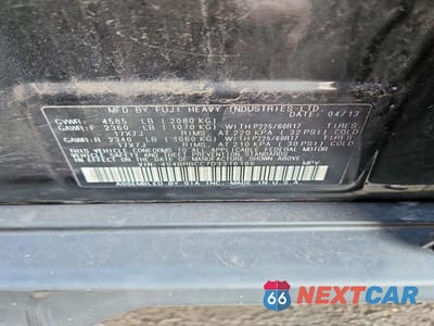 Zdjęcie 13 z 13 samochodu: 2013 SUBARU OUTBACK 2.5I PREMIUM VIN:4S4BRBCC7D3316186 - miniatura