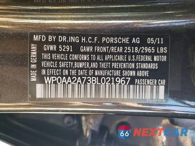 Zdjęcie 12 z 12 samochodu: 2011 PORSCHE PANAMERA 2 VIN:WP0AA2A73BL021967 - miniatura