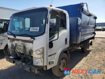Drugie zdjęcie samochodu z przodu: 2018 ISUZU NPR HD REFUSE TRUCK VIN:54DC4W1B4JS804291 - miniatura