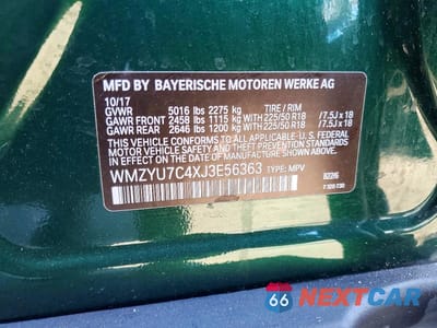 Zdjęcie 12 z 12 samochodu: 2018 MINI COOPER S E COUNTRYMAN ALL4 VIN:WMZYU7C4XJ3E56363 - miniatura