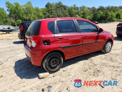 Trzecie zdjęcie samochodu z tyłu: 2010 CHEVROLET AVEO LS VIN:KL1TD6DE6AB114625 - miniatura