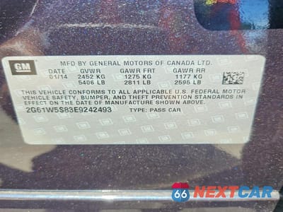 Zdjęcie 12 z 12 samochodu: 2014 CADILLAC XTS VSPORT PLATINUM VIN:2G61W5S83E9242493 - miniatura