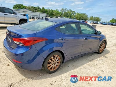Trzecie zdjęcie samochodu z tyłu: 2015 HYUNDAI ELANTRA SE VIN:5NPDH4AE4FH616677 - miniatura