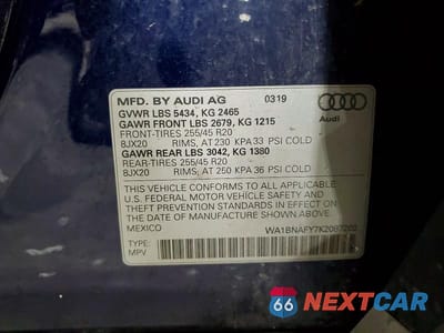 Zdjęcie 13 z 13 samochodu: 2019 AUDI Q5 PREMIUM PLUS VIN:WA1BNAFY7K2087202 - miniatura