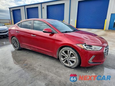 Czwarte zdjęcie samochodu z boku: 2017 HYUNDAI ELANTRA LIMITED VIN:KMHD84LF3HU127777 - miniatura