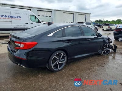 Trzecie zdjęcie samochodu z tyłu: 2020 HONDA ACCORD SPORT VIN:1HGCV1F31LA141438 - miniatura