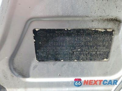 Zdjęcie 12 z 12 samochodu: 2006 HYUNDAI SONATA GLS VIN:KMHEU46C46A106324 - miniatura