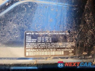 Zdjęcie 12 z 12 samochodu: 2018 BMW 320 XI VIN:WBA8A3C53JA357819 - miniatura
