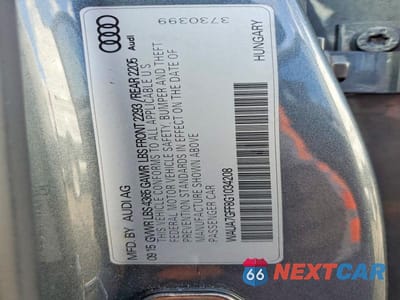 Zdjęcie 12 z 12 samochodu: 2016 AUDI A3 PREMIUM VIN:WAUA7GFF8G1034208 - miniatura