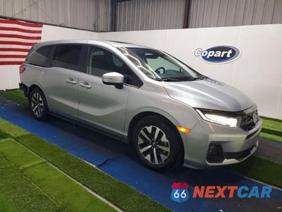 Czwarte zdjęcie samochodu z boku: 2025 HONDA ODYSSEY EXL VIN:5FNRL6H66SB056460 - miniatura