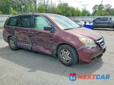 Czwarte zdjęcie samochodu z boku: 2007 HONDA ODYSSEY EXL VIN:5FNRL386X7B033527 - miniatura