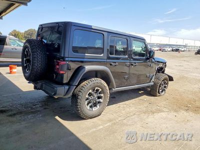 Trzecie zdjęcie samochodu z tyłu: 2025 JEEP WRANGLER RUBICON 4XE VIN:1C4RJXR62SW572384 - miniatura