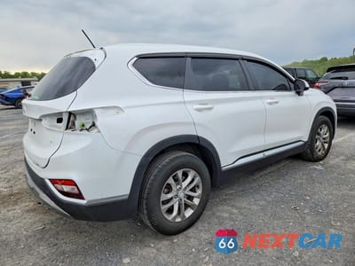 Trzecie zdjęcie samochodu z tyłu: 2019 HYUNDAI SANTA FE SE VIN:5NMS2CAD1KH099677 - miniatura