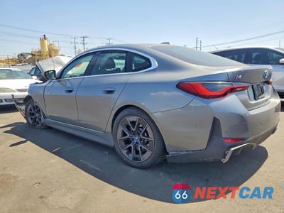 Drugie zdjęcie samochodu z przodu: 2023 BMW I4 EDRIVE 40 VIN:WBY73AW06PFP91742 - miniatura