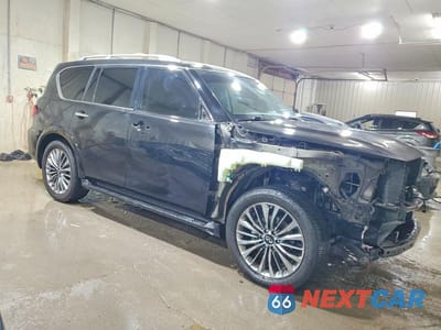 Czwarte zdjęcie samochodu z boku: 2019 INFINITI QX80 LUXE VIN:JN8AZ2NE3K9231116 - miniatura