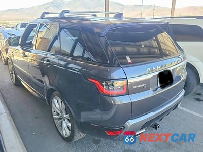 Trzecie zdjęcie samochodu z tyłu: 2020 LAND ROVER RANGE ROVER SPORT HSE VIN:SALWR2SU8LA746490 - miniatura