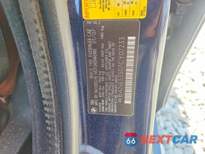 Zdjęcie 13 z 13 samochodu: 2007 BMW 525 I VIN:WBANE53507CY07233 - miniatura