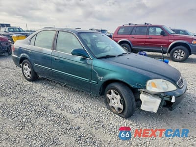 Czwarte zdjęcie samochodu z boku: 2000 HONDA CIVIC EX VIN:JHMEJ8643YS000651 - miniatura