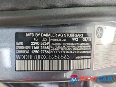 Zdjęcie 12 z 12 samochodu: 2016 MERCEDES-BENZ E 350 4MATIC VIN:WDDHF8JBXGB258563 - miniatura