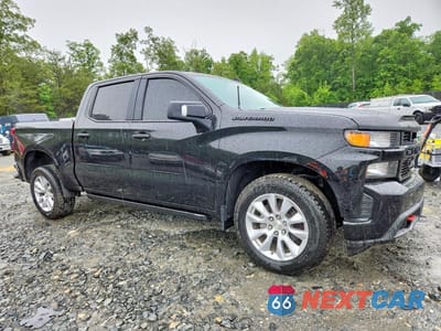 Czwarte zdjęcie samochodu z boku: 2019 CHEVROLET SILVERADO K1500 CUSTOM VIN:3GCUYBEF8KG104799 - miniatura