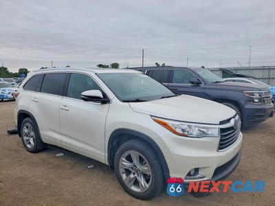 Czwarte zdjęcie samochodu z boku: 2016 TOYOTA HIGHLANDER LIMITED VIN:5TDDKRFH9GS243973 - miniatura