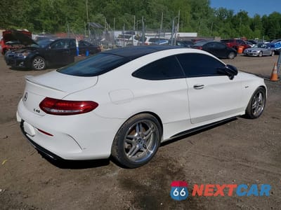 Trzecie zdjęcie samochodu z tyłu: 2018 MERCEDES-BENZ C 43 4MATIC AMG VIN:WDDWJ6EB4JF625851 - miniatura