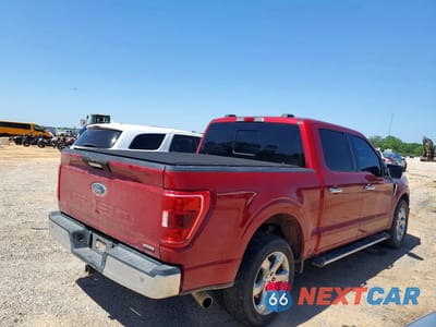 Trzecie zdjęcie samochodu z tyłu: 2021 FORD F150 SUPERCREW VIN:1FTEW1CP4MKE10863 - miniatura