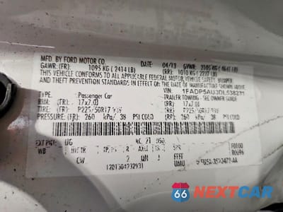 Zdjęcie 12 z 12 samochodu: 2013 FORD C-MAX SE VIN:1FADP5AU3DL538231 - miniatura