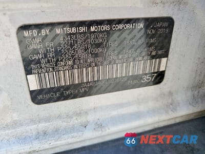 Zdjęcie 13 z 13 samochodu: 2020 MITSUBISHI OUTLANDER SPORT ES VIN:JA4AP3AU6LU016729 - miniatura