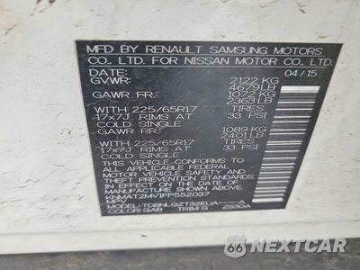 Zdjęcie 13 z 13 samochodu: 2015 NISSAN ROGUE SV VIN:KNMAT2MV1FP552037 - miniatura