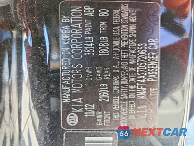 Zdjęcie 13 z 13 samochodu: 2013 KIA FORTE LX VIN:KNAFT4A27D5720653 - miniatura
