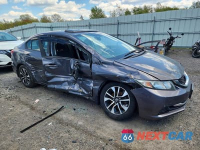Czwarte zdjęcie samochodu z boku: 2014 HONDA CIVIC EX VIN:2HGFB2F84EH556488 - miniatura