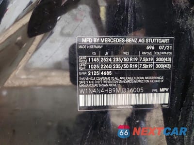 Zdjęcie 13 z 13 samochodu: 2021 MERCEDES-BENZ GLA 250 4MATIC VIN:W1N4N4HB9MJ316005 - miniatura