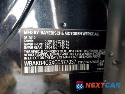 Zdjęcie 12 z 12 samochodu: 2012 BMW 740 LI VIN:WBAKB4C5XCC577037 - miniatura