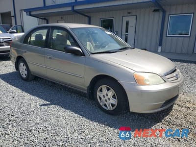 Czwarte zdjęcie samochodu z boku: 2003 HONDA CIVIC LX VIN:2HGES16543H612969 - miniatura