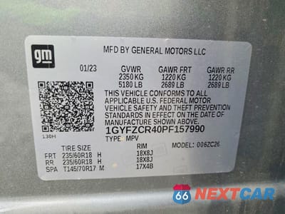 Zdjęcie 13 z 13 samochodu: 2023 CADILLAC XT4 PREMIUM LUXURY VIN:1GYFZCR40PF157990 - miniatura