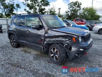 Czwarte zdjęcie samochodu z boku: 2019 JEEP RENEGADE TRAILHAWK VIN:ZACNJBC11KPK03413 - miniatura