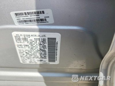 Zdjęcie 13 z 13 samochodu: 2014 NISSAN ROGUE SELECT S VIN:JN8AS5MT9EW618345 - miniatura