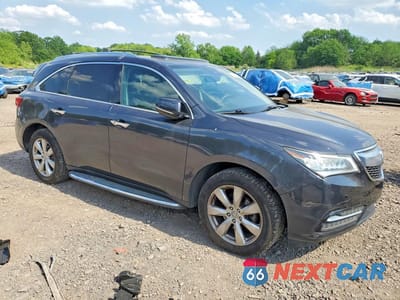 Czwarte zdjęcie samochodu z boku: 2016 ACURA MDX ADVANCE VIN:5FRYD4H95GB049514 - miniatura