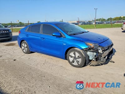 Czwarte zdjęcie samochodu z boku: 2018 HYUNDAI IONIQ BLUE VIN:KMHC65LCXJU102426 - miniatura