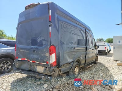 Trzecie zdjęcie samochodu z tyłu: 2021 FORD TRANSIT T- - DELIVERY VAN VIN:1FTBR3X82MKA57810 - miniatura