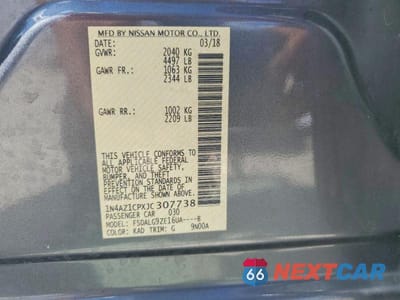 Zdjęcie 12 z 12 samochodu: 2018 NISSAN LEAF SL VIN:1N4AZ1CPXJC307738 - miniatura