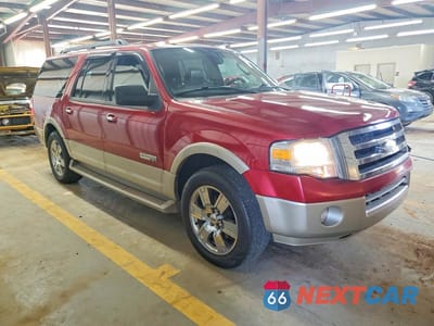 Czwarte zdjęcie samochodu z boku: 2008 FORD EXPEDITION EL EDDIE BAUER VIN:1FMFK17598LA21382 - miniatura